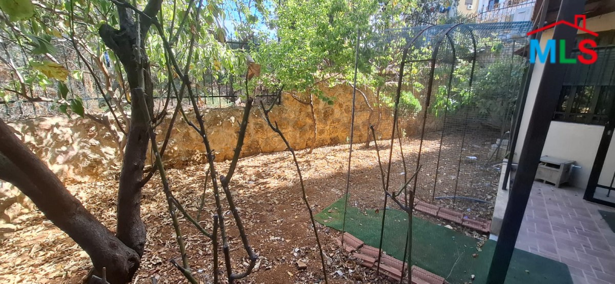 3-Bedroom Apartment with Terrace & Garden For Sale in Bsalim