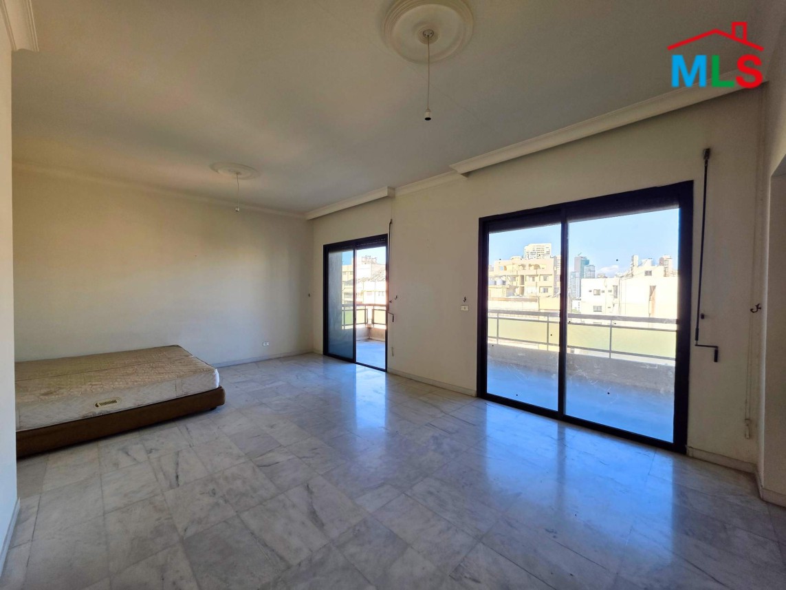 Spacious 3-Bedroom Apartment with Open City View For Sale in Horsh Tabet