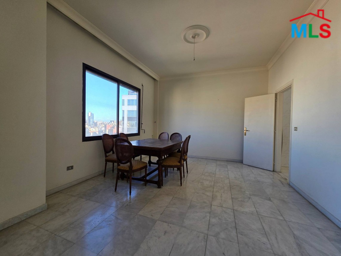 Spacious 3-Bedroom Apartment with Open City View For Sale in Horsh Tabet
