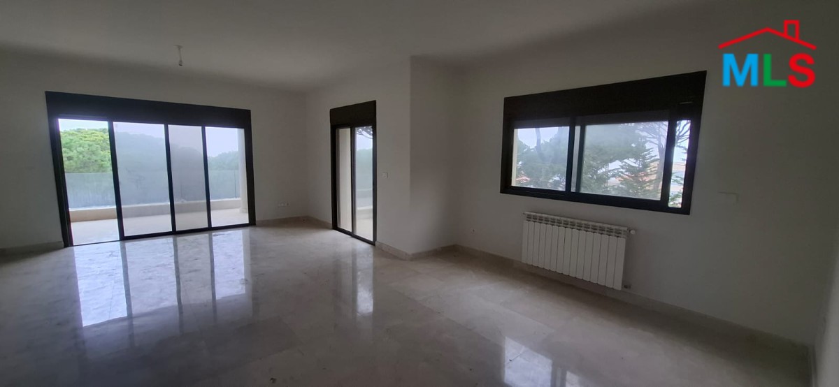 3-Bedroom Apartment with Open View For Sale in Broumana