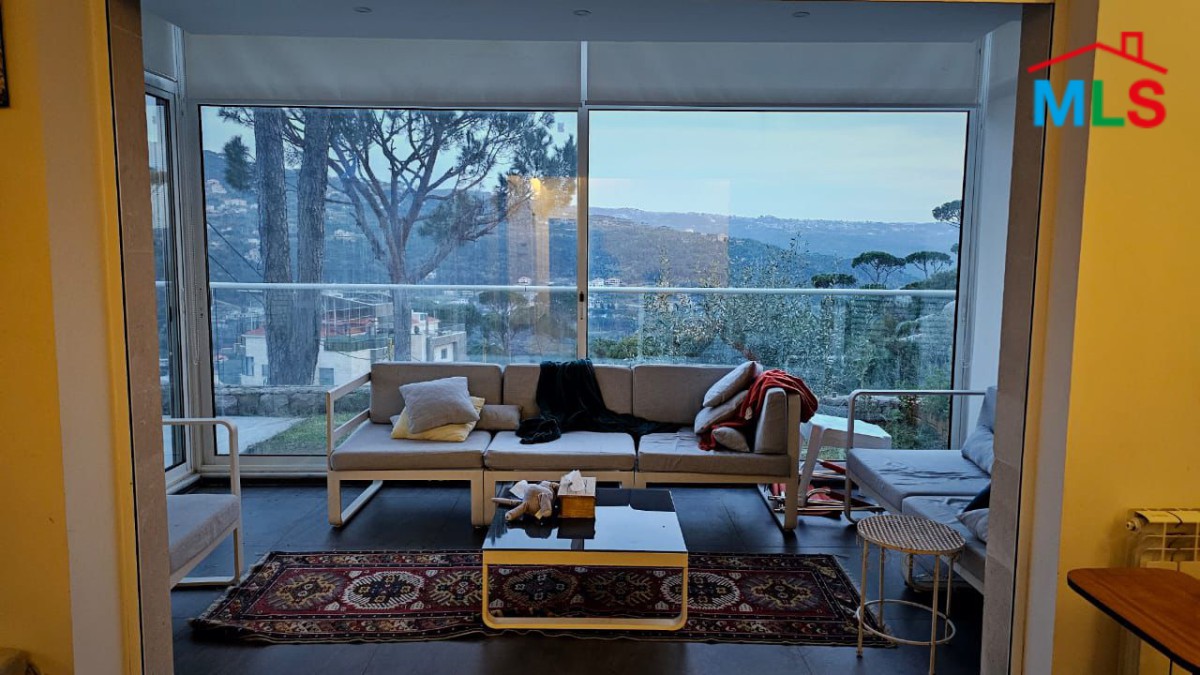 Stunning Apartment With Terrace & Garden For Sale in Baabdat