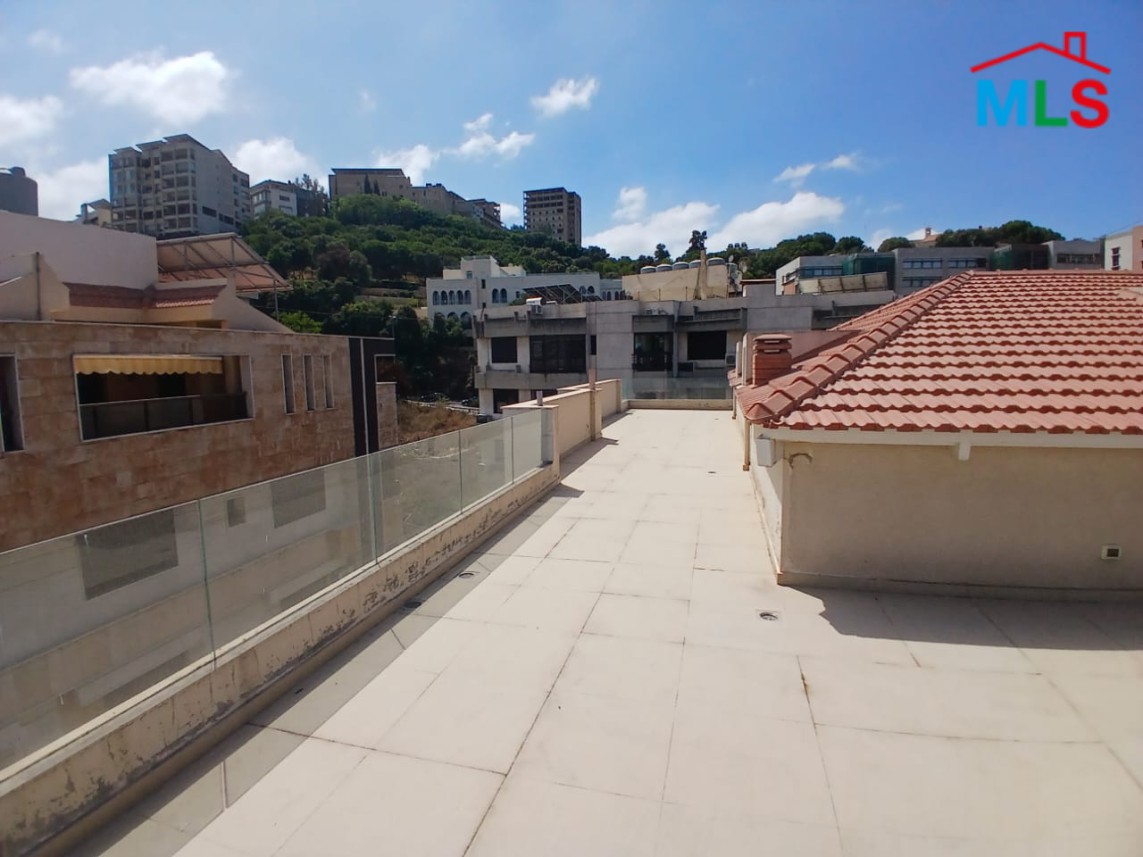 Duplex With Terrace For Sale Overlooking Great View in Prime Location in Baabda