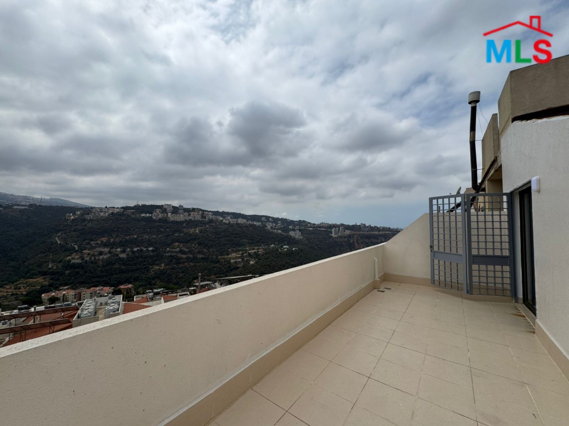 Exclusive! Brand New Duplex With Terrace & Mountain View For Sale in Mansourieh