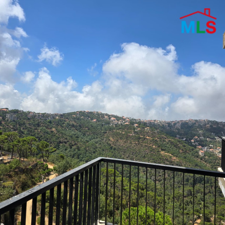 Decorated Apartment With Open View For Sale in Dhour Choueir