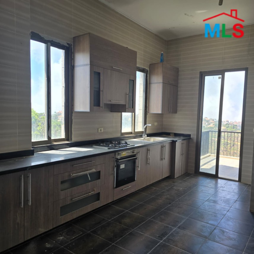 Decorated Apartment With Open View For Sale in Dhour Choueir