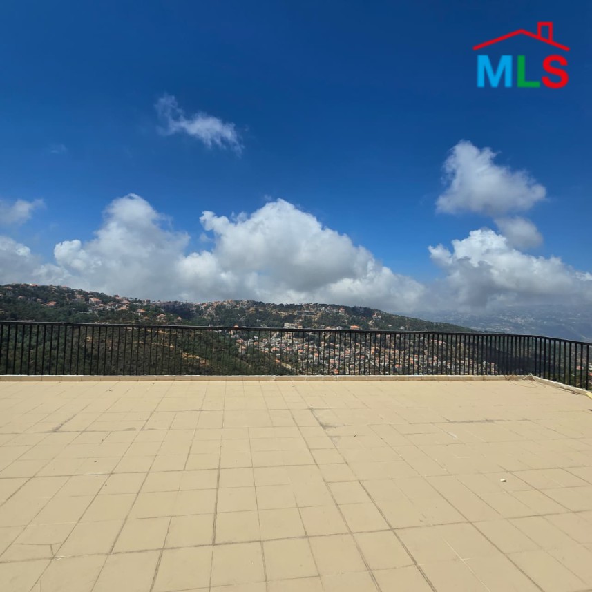 Decorated Apartment With Open View For Sale in Dhour Choueir