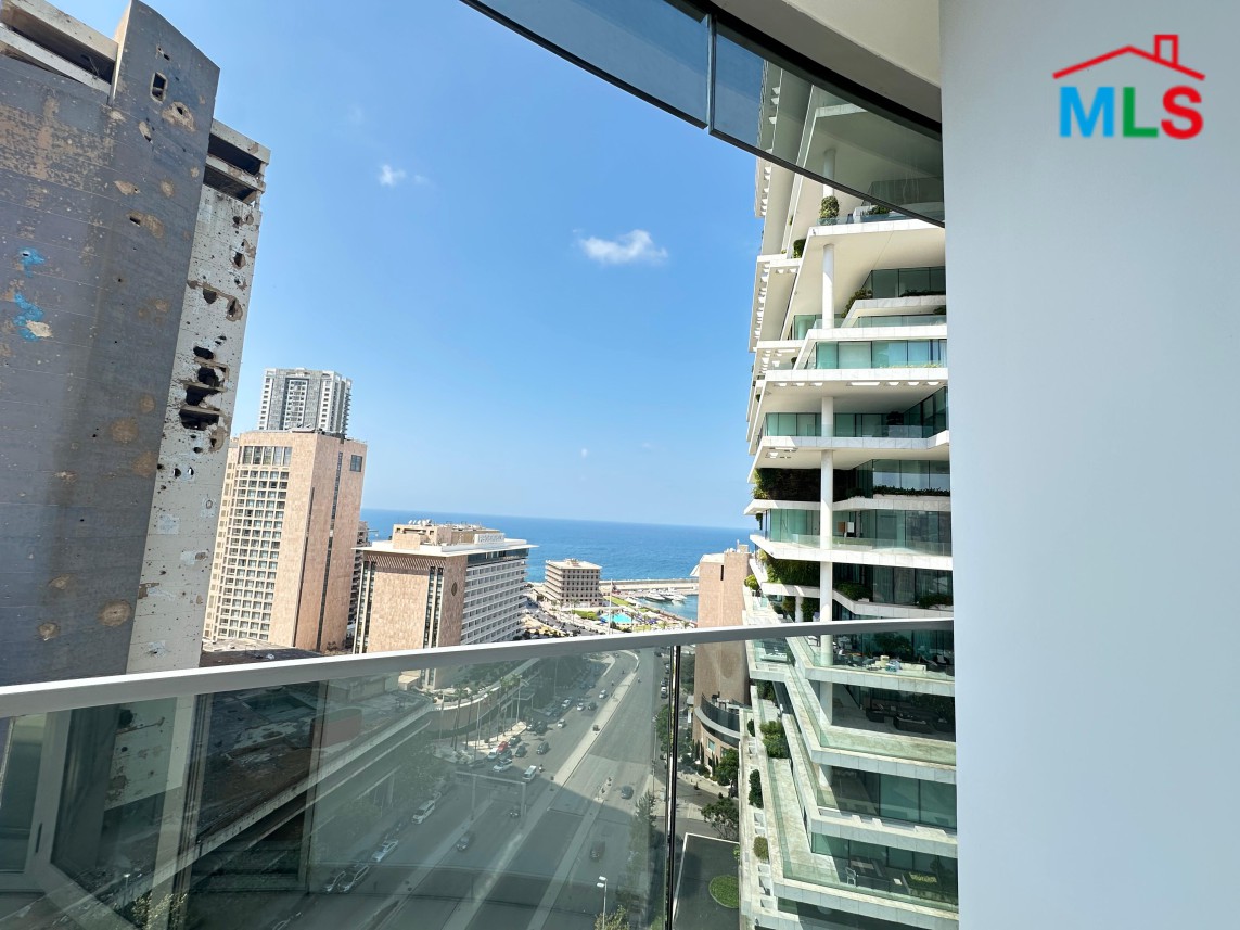 Apartment With Partial Sea view For Sale in a Prestigious Tower in Down Town