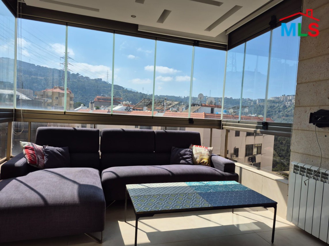 Decorated Duplex Apartment With Terrace For Sale in Daychounieh, Mansourieh