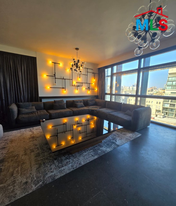 Beautifully Designed 3-Bedroom Apartment with Sea & City View For Sale in Saifi