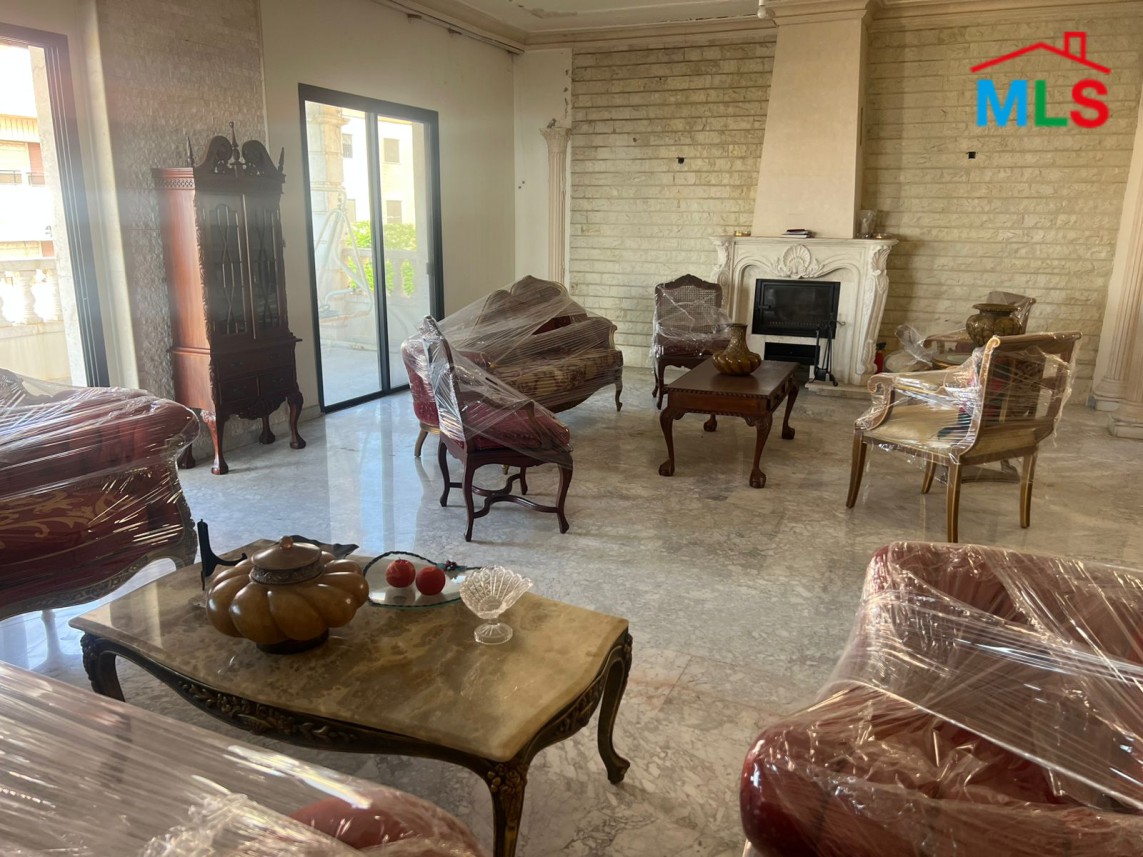 Spacious Apartment With Great Sea View For Sale in Bchamoun