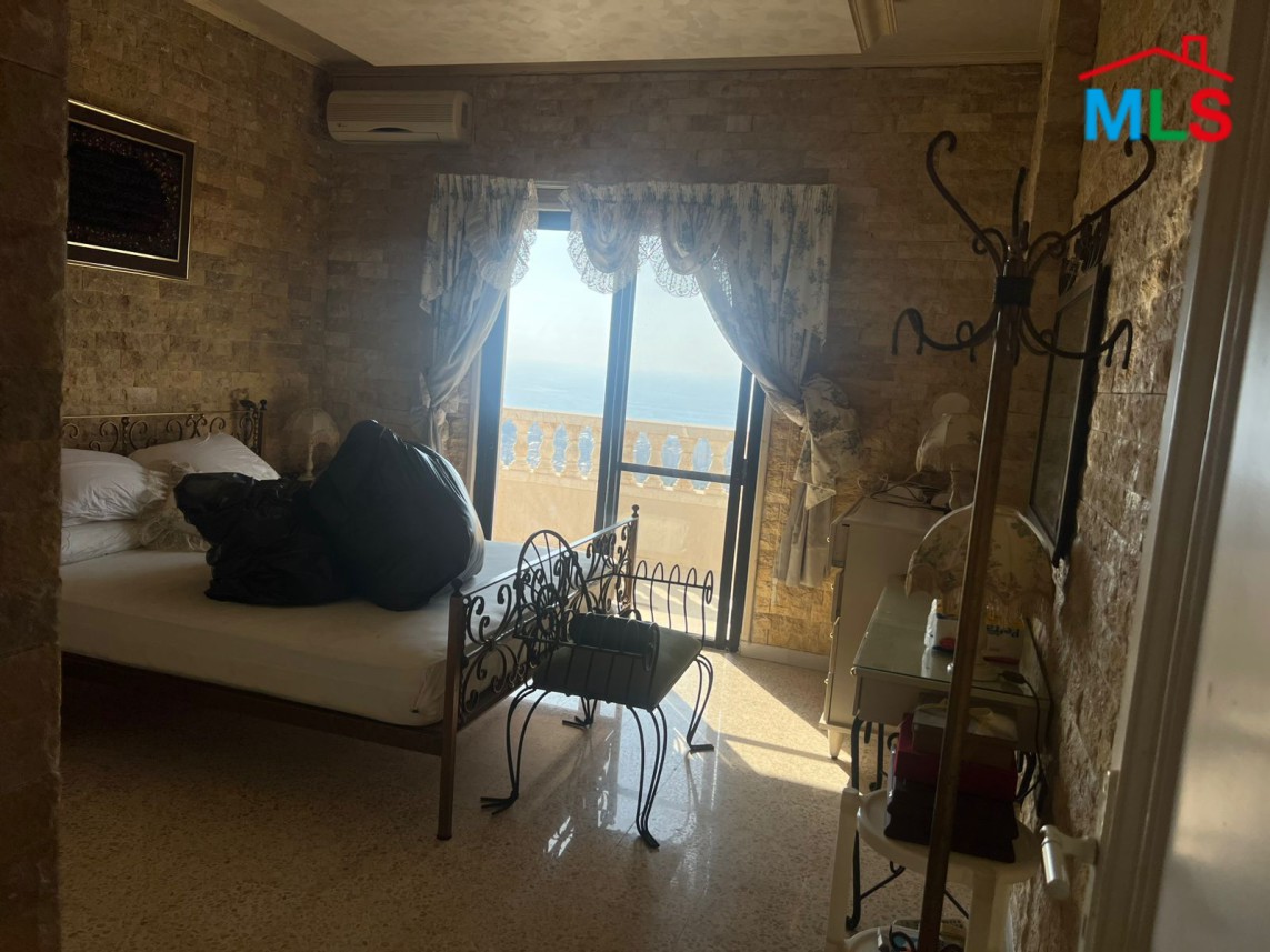 Spacious Apartment With Great Sea View For Sale in Bchamoun