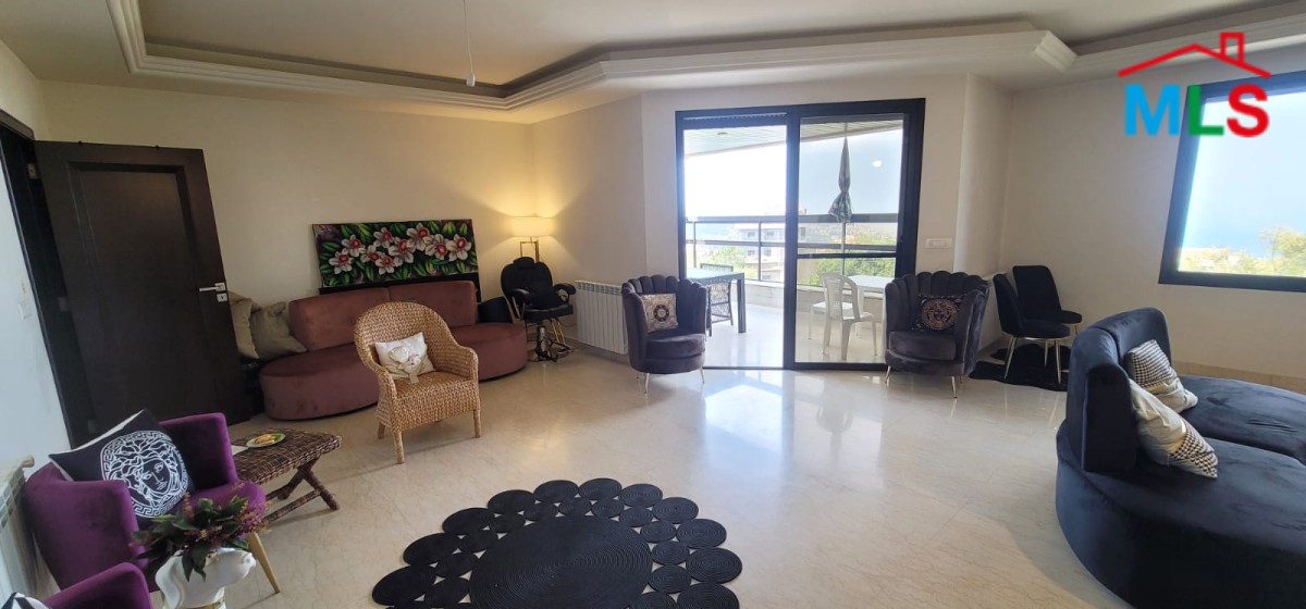 Spacious Furnished Apartment For Sale in Ballouneh
