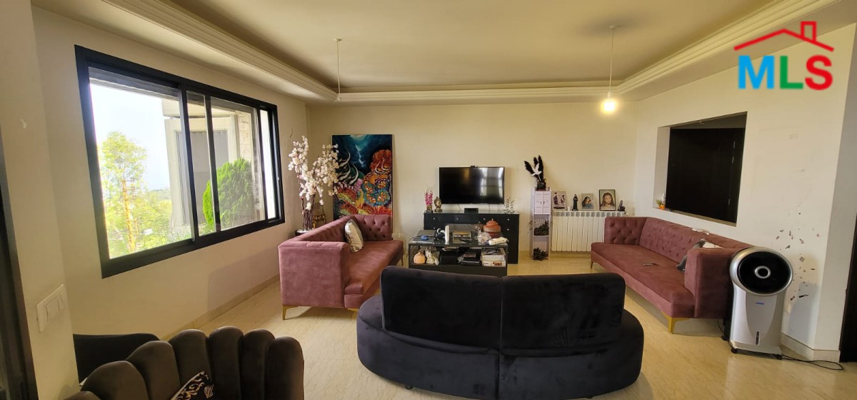 Spacious Furnished Apartment For Sale in Ballouneh
