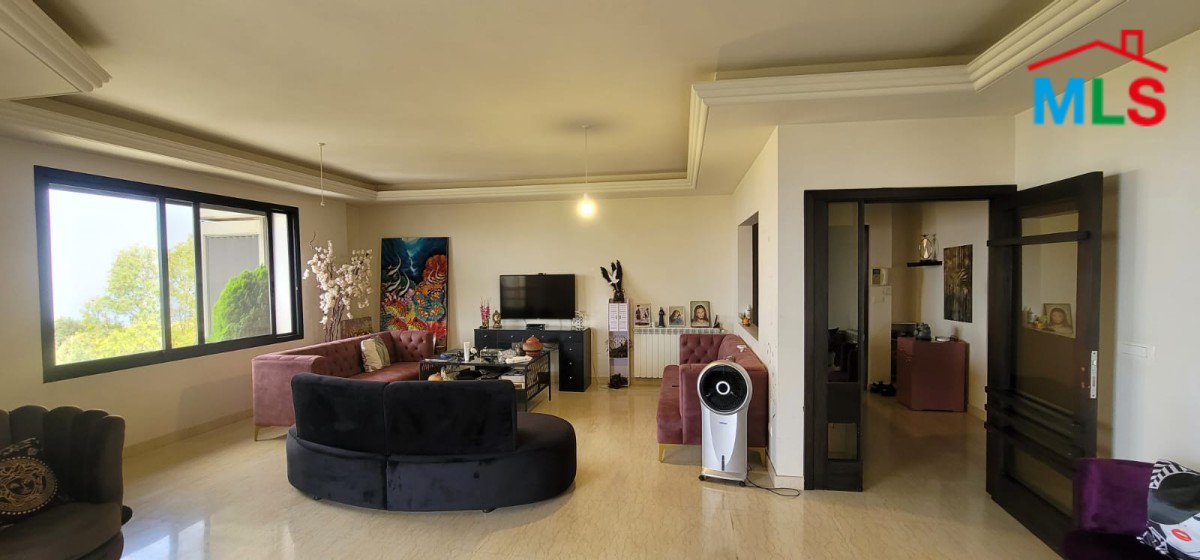 Spacious Furnished Apartment For Sale in Ballouneh