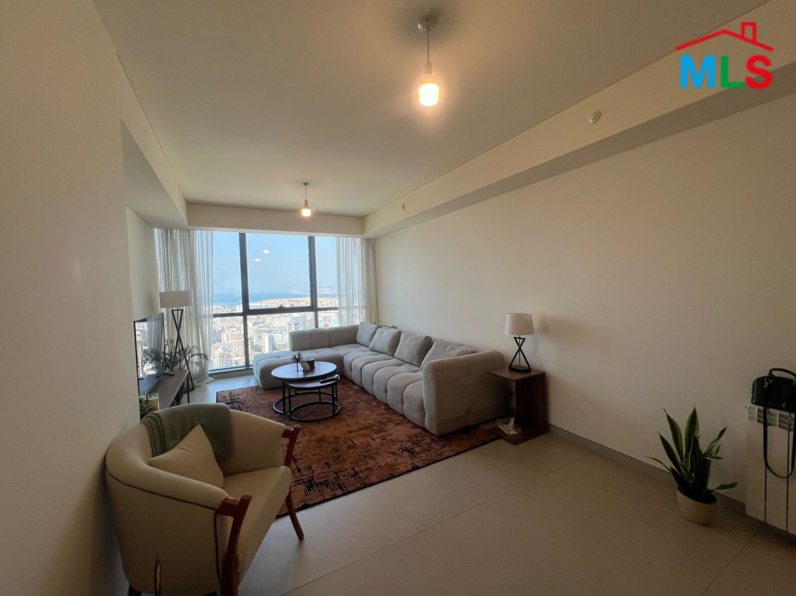 Apartment With Panoramic View For Sale in A Well Known Tower in Dekweneh