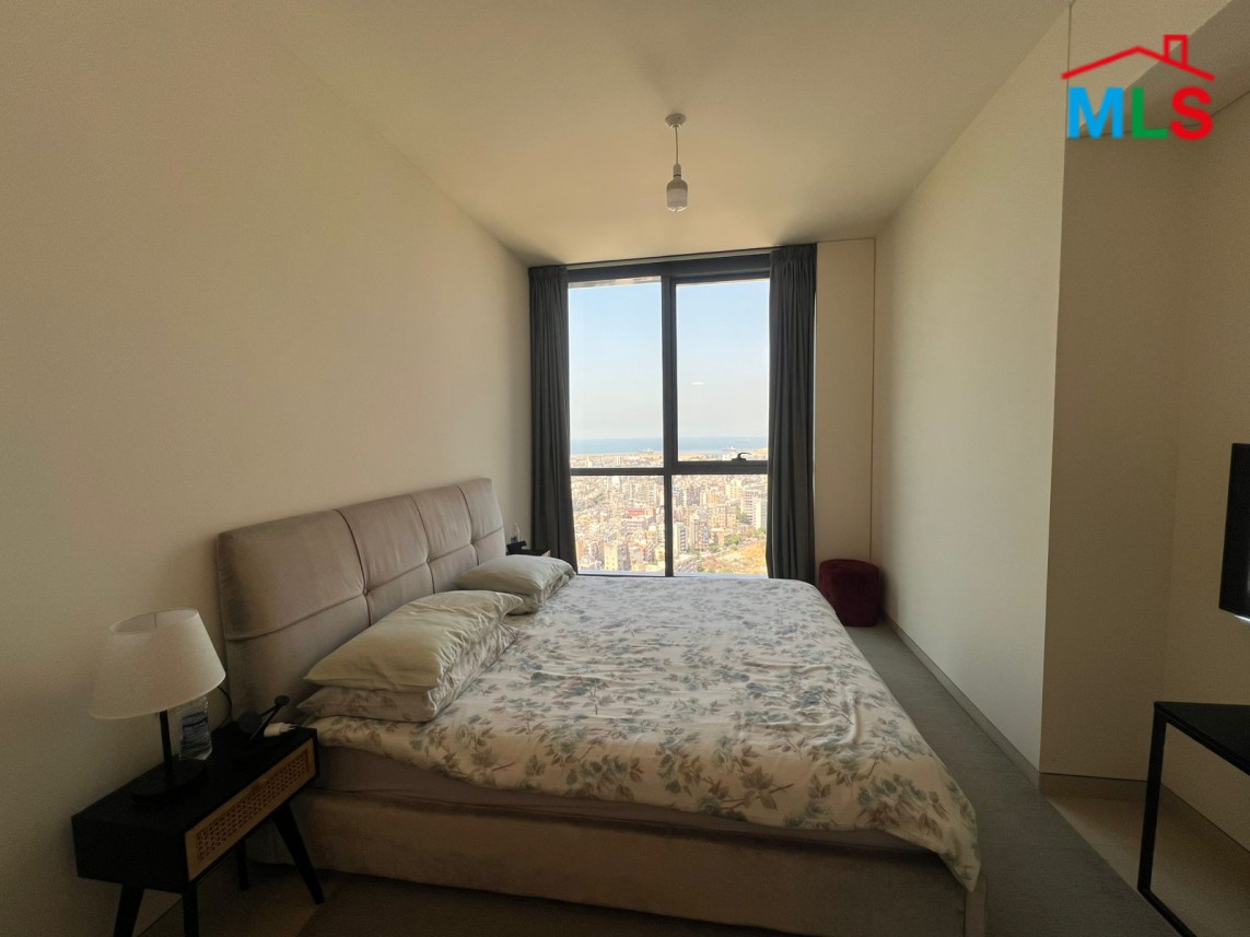 Apartment With Panoramic View For Sale in A Well Known Tower in Dekweneh
