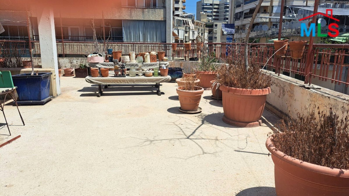 Spacious & Unique Apartment with Terrace For Sale in Mar Elias, Ras Beirut