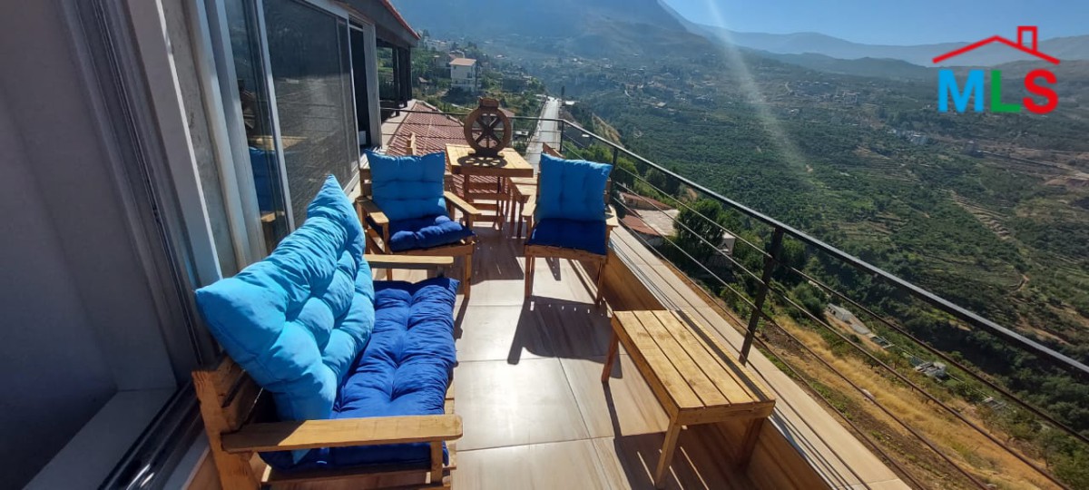 Furnished Duplex With A Beautiful View For Sale in Ehden