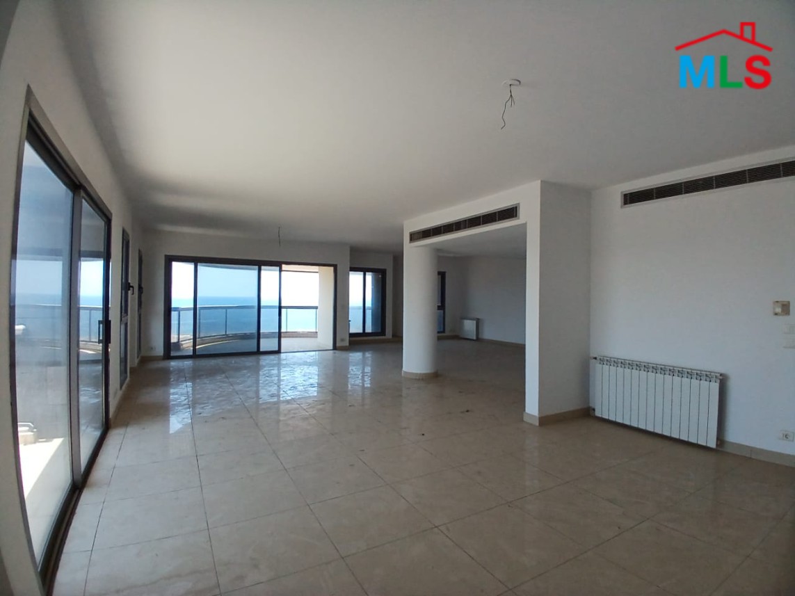 Spacious Apartment With Open Sea View & Mountain View For Sale In Dbayeh