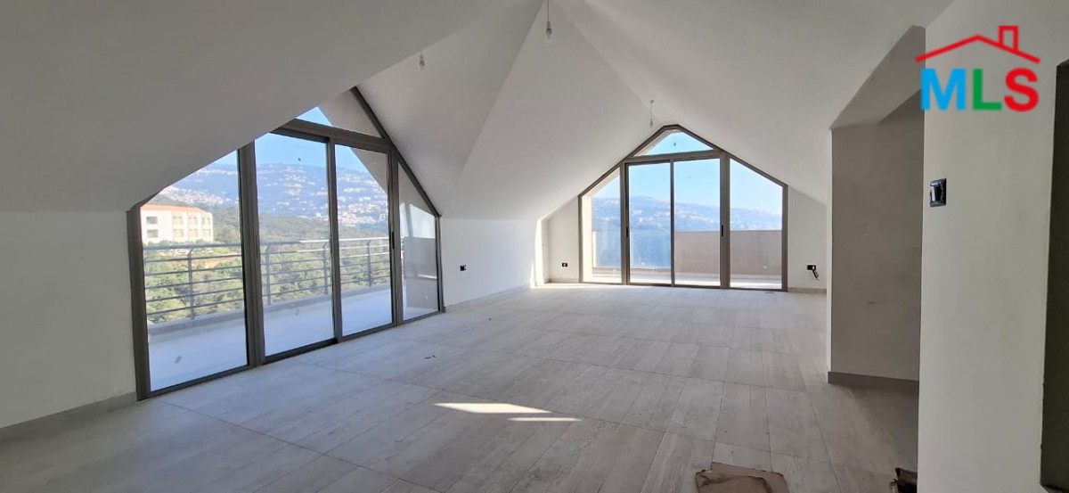 Spacious Duplex with Mountain View For Sale in Jeita
