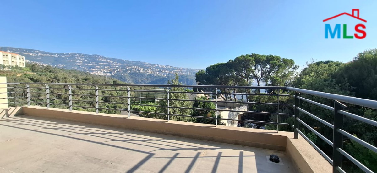 3-Bedroom Apartment with Small Garden & Large Balcony For Sale in Jeita