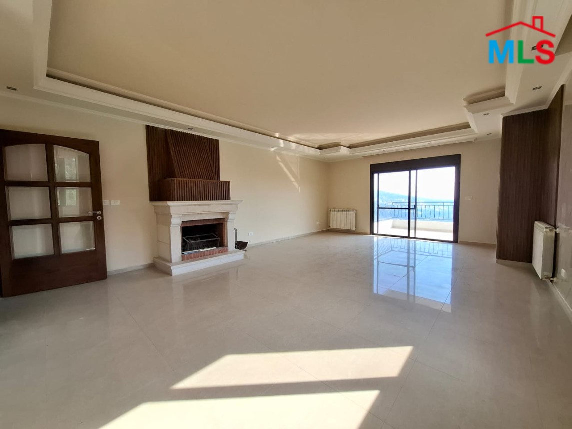 Spacious Duplex with Mountain & Sea view For Sale in Jeita