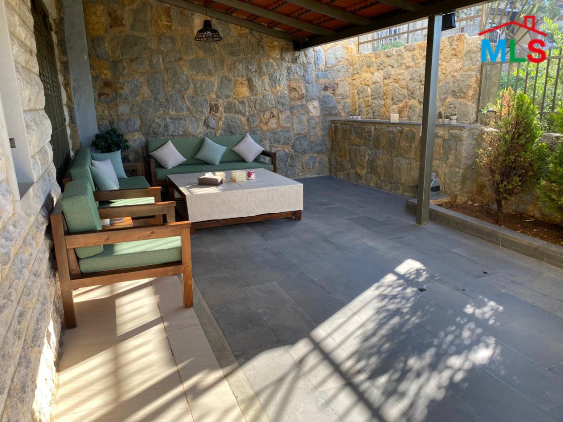 Exclusive! Furnished & Decorated Apartment With Terrace For Sale in Chwaya, Metn
