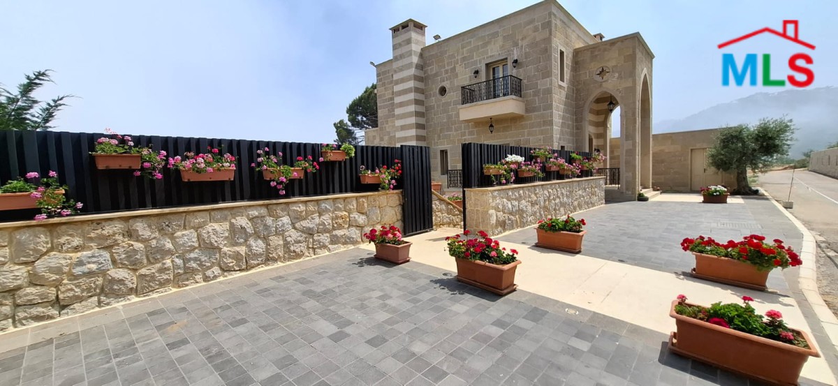 Fully Furnished Decorated Villa For Sale in Gated Community Bikfaya