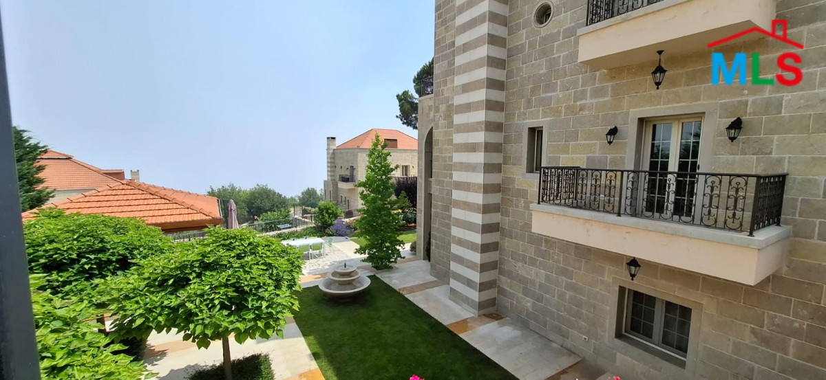 Fully Furnished Decorated Villa For Sale in Gated Community Bikfaya