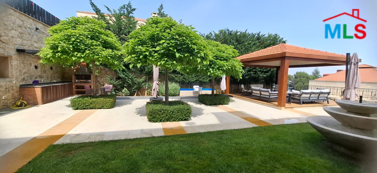 Fully Furnished Decorated Villa For Sale in Gated Community Bikfaya