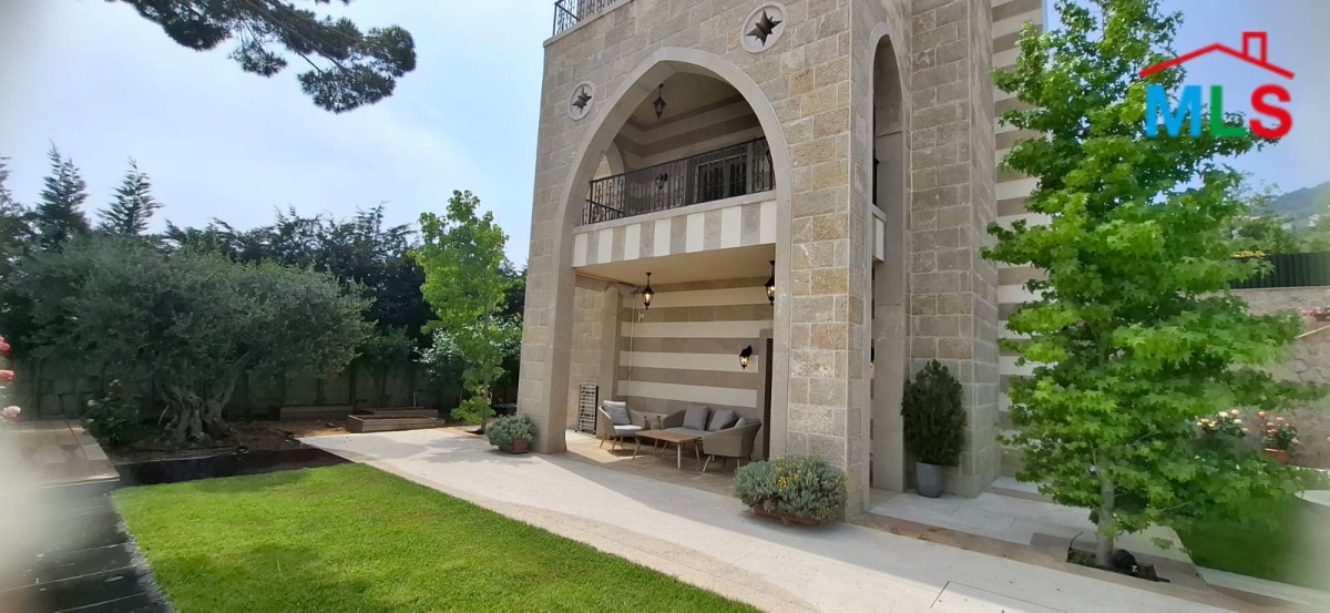 Fully Furnished Decorated Villa For Sale in Gated Community Bikfaya