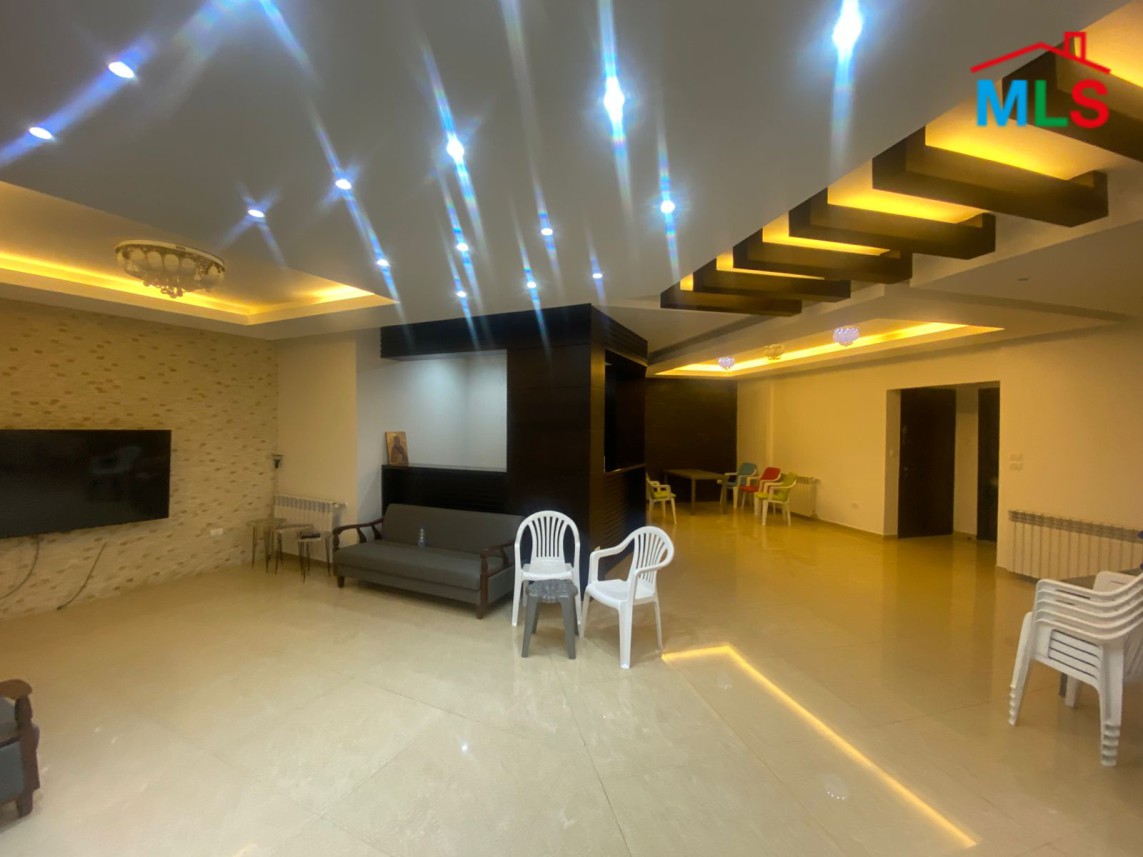 Fully Furnished Decorated Apartment With Garden For Sale in Broumana