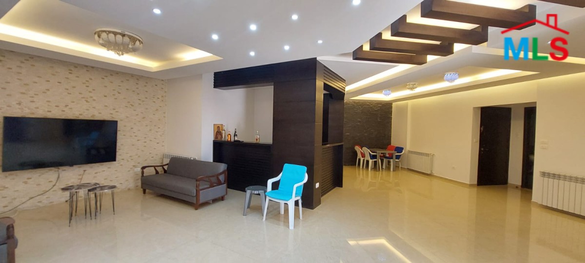 Fully Furnished Decorated Apartment With Garden For Sale in Broumana
