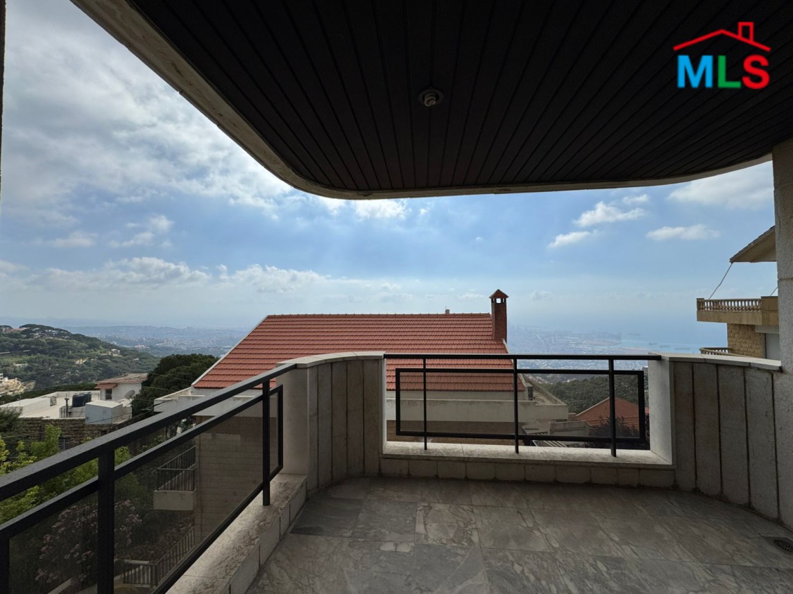 Spacious Apartment With Open View For Sale in Beit Meri