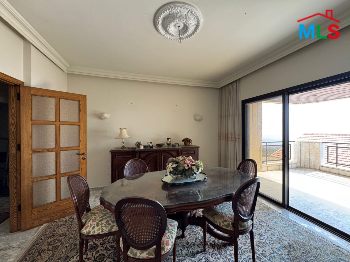 Spacious Apartment With Open View For Sale in Beit Meri