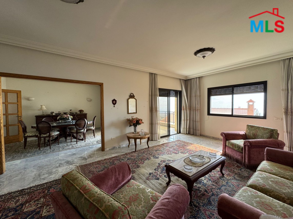 Spacious Apartment With Open View For Sale in Beit Meri