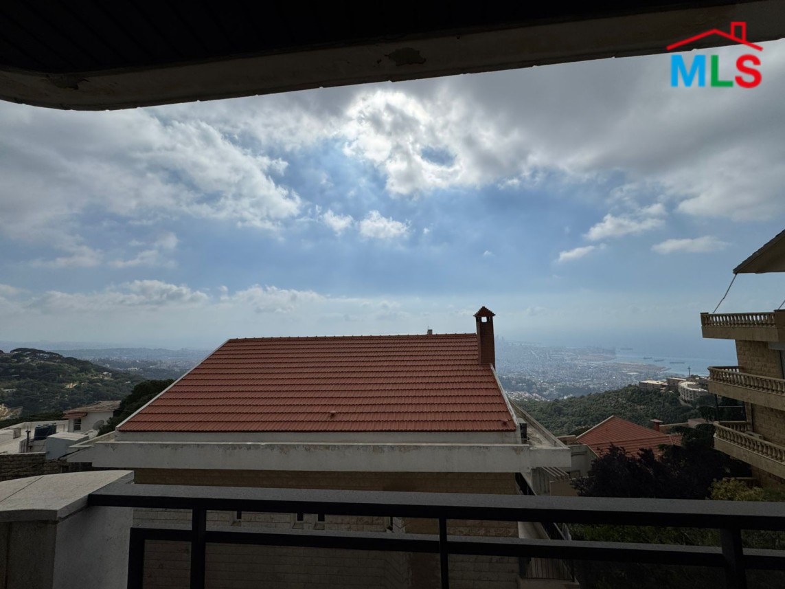 Spacious Apartment With Open View For Sale in Beit Meri