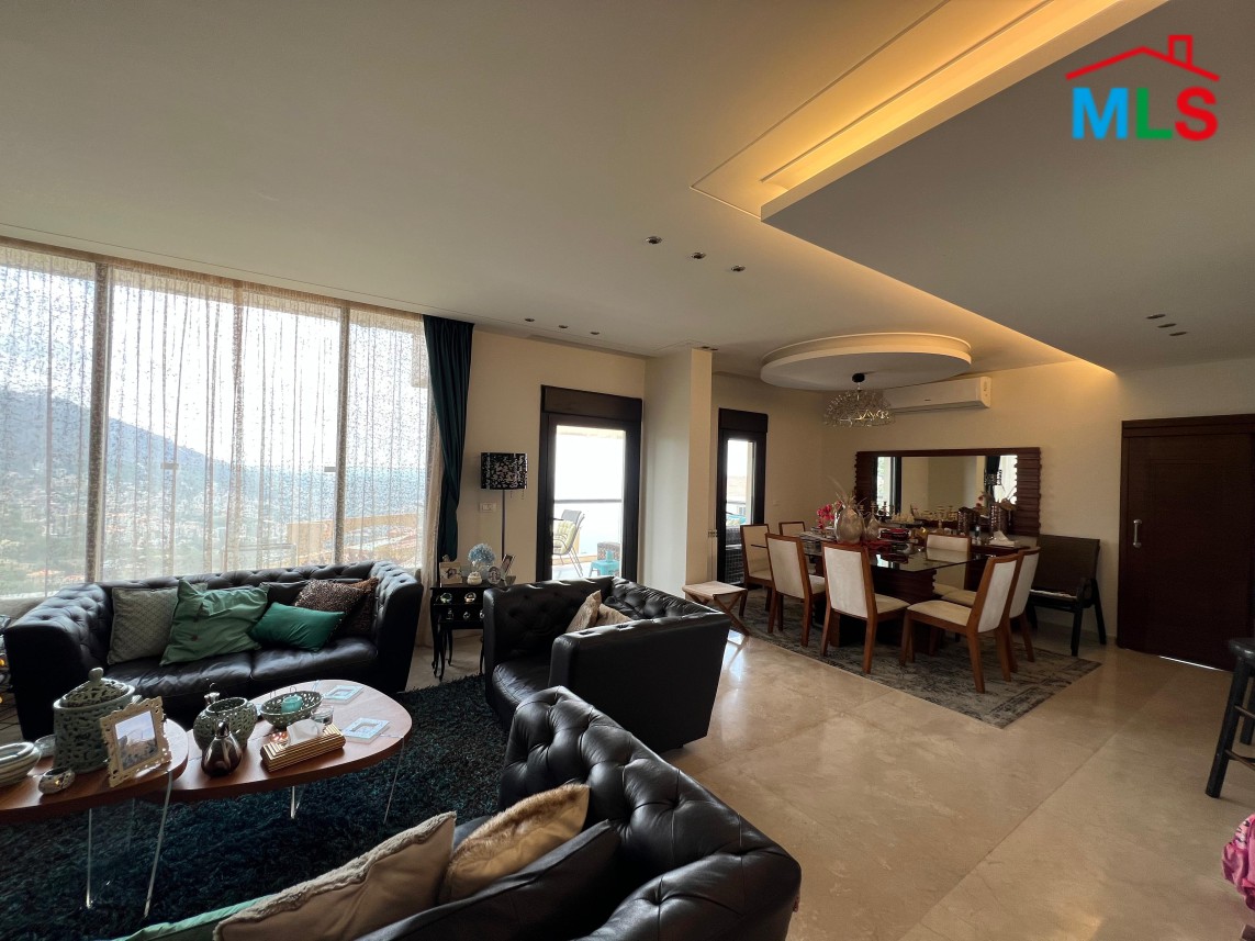 Spacious Apartment with Sea View For Sale in Kfarhbeib