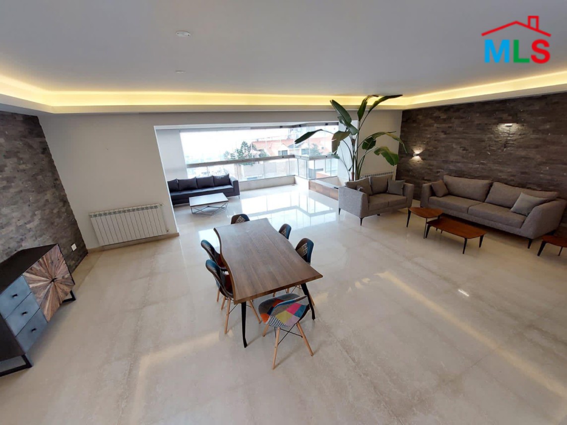 Fully Furnished Duplex With Terrace For Sale in A Calm Area in Mansourieh