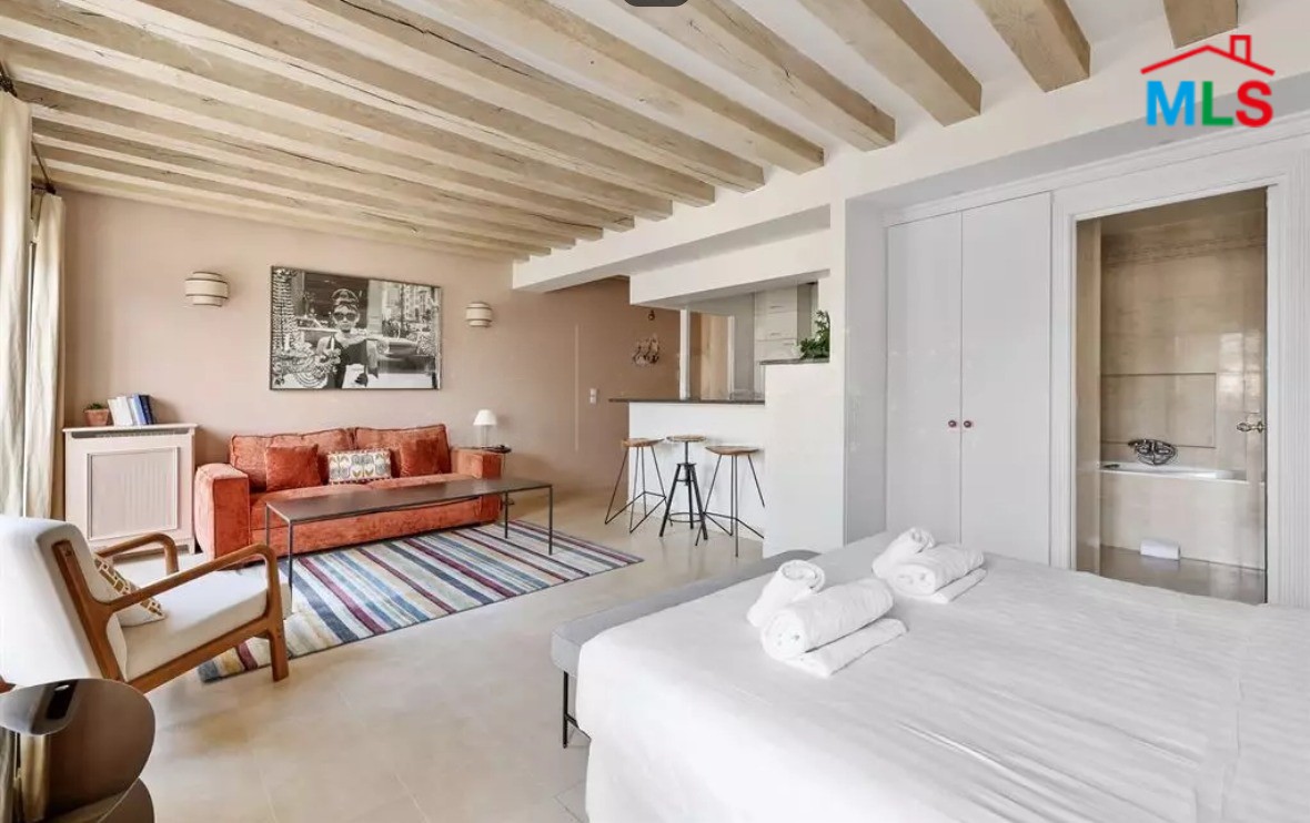 FURNISHED APARTMENT FOR SALE l ÎLE SAINT-LOUIS L PARIS 4ème, FRANCE - 42m2