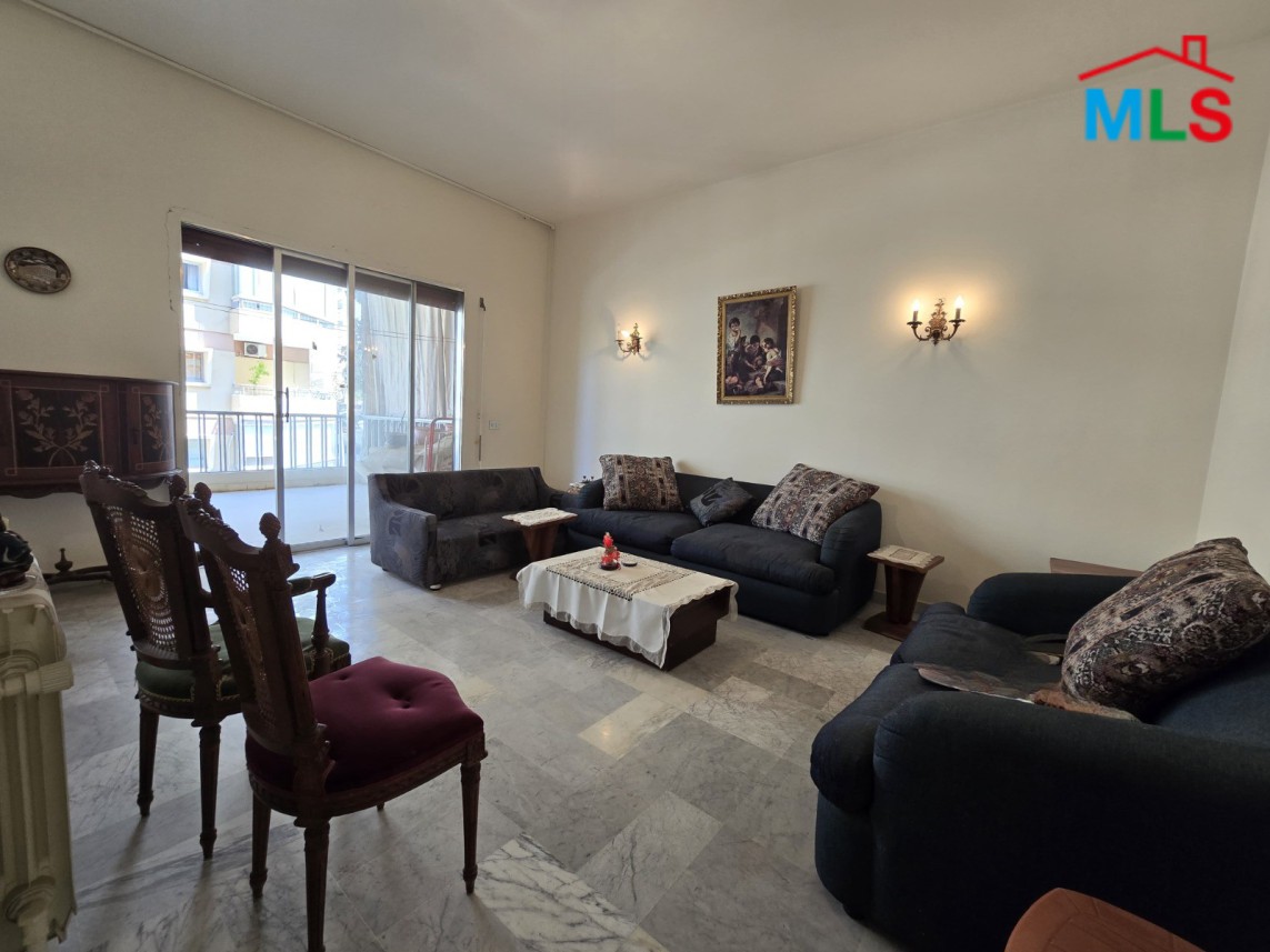 Furnished Charming 3-Bedroom Apartment For Sale in Achrafieh, Sioufi