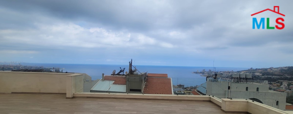 Brand New Duplex With Roof, Terrace, & An Amazing Seaview For Sale in Sahel Alma
