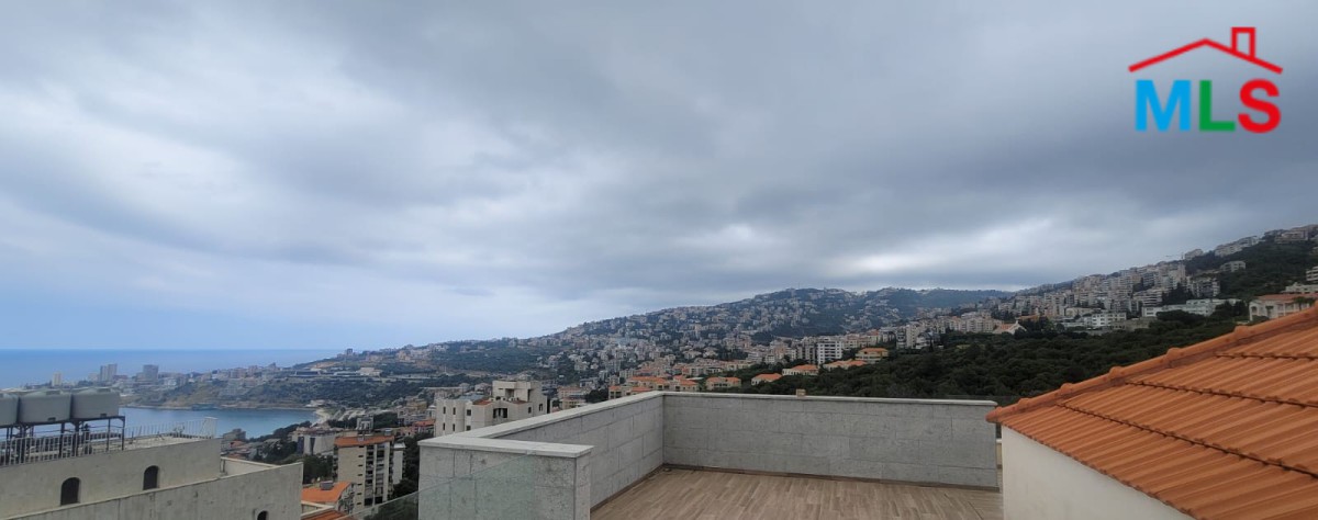 Brand New Duplex With Roof, Terrace, & An Amazing Seaview For Sale in Sahel Alma