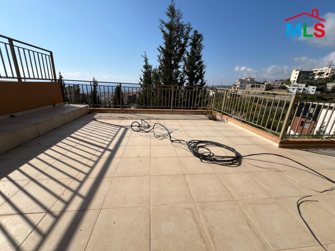 Apartment With 100 SQM Terrace For Sale in Blat, Jbeil