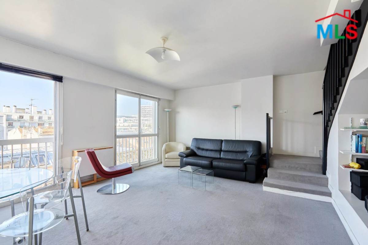 DUPLEX WITH TERRACES FOR SALE l BEAUGRENELLE l PARIS 15ème l FRANCE - 60m2