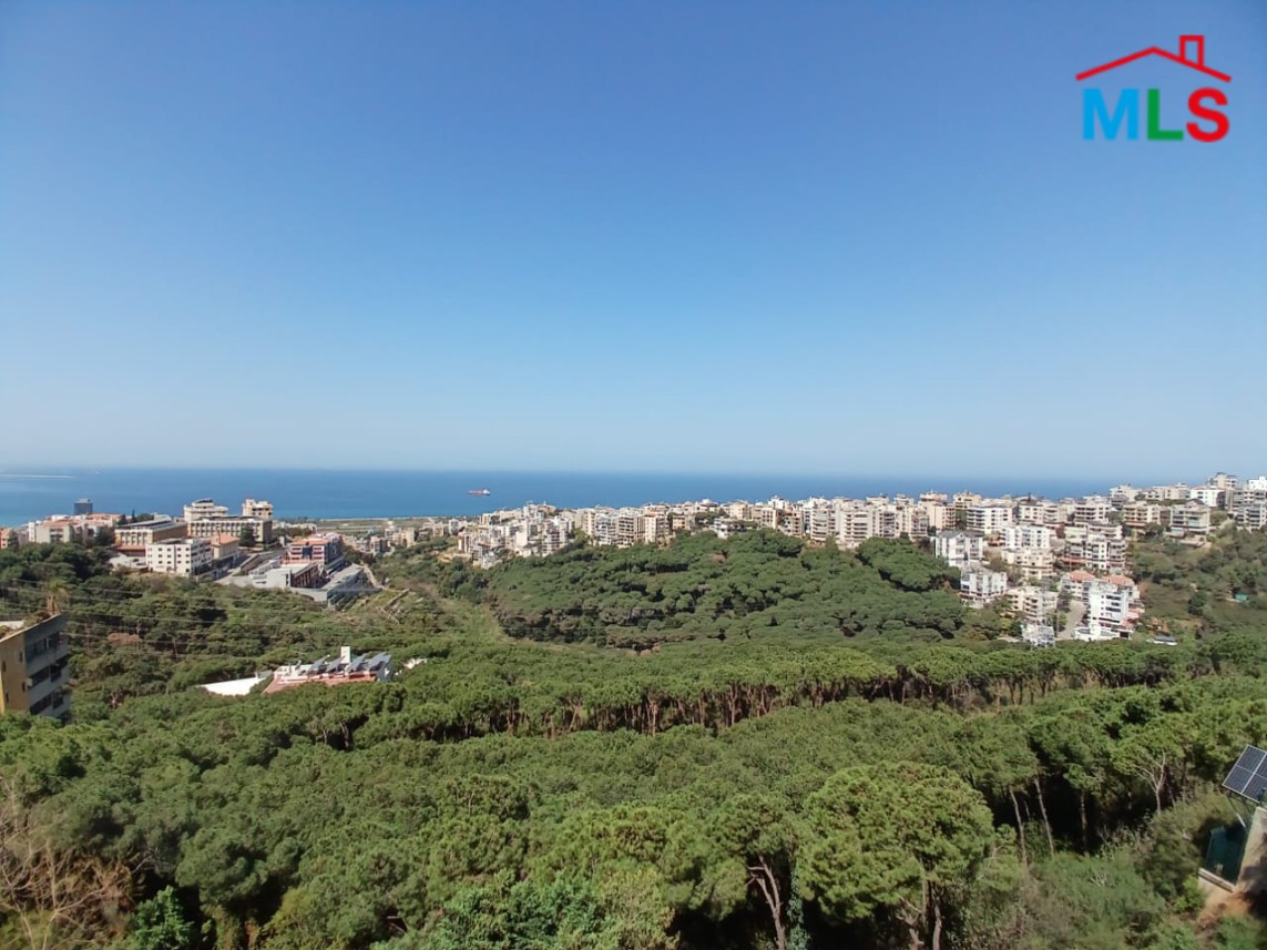 Spacious Apartment With Open Seaview For Sale in Rabieh