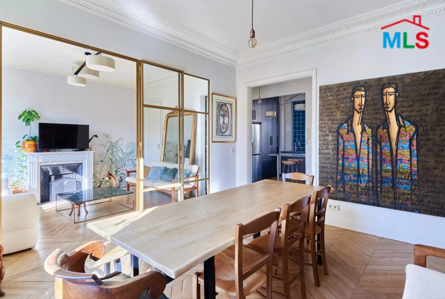 APARTMENT WITH BALCONY FOR SALE l MUETTE I PARIS 16ème l FRANCE- 92m2