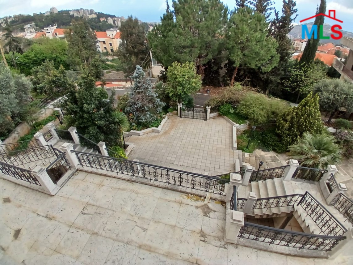 One-Of-A-Kind Villa With Garden For Sale in Qornet El Hamra