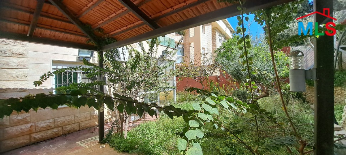 Semi-Furnished Apartment With A large Garden For Sale in Aamchit