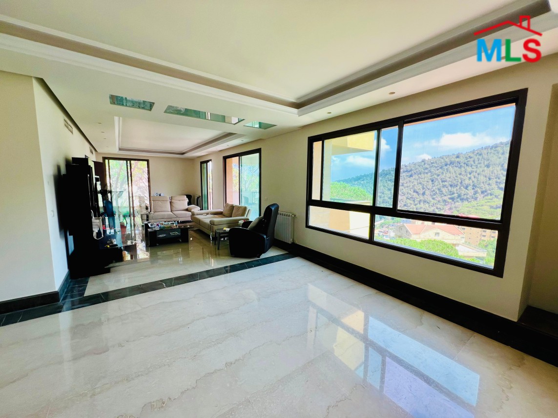 Stunning Apartment With Great Green View For Sale In Mar Chaaya